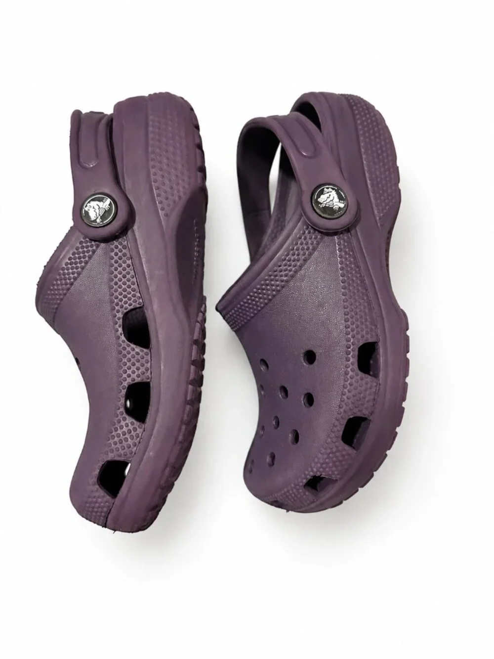 Crocs Kids Purple Classic Clogs Junior Size J1